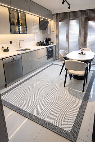 SANRUGS Home & Living SIENA Sisal Dokuma, Kaymaz Taban ve Yıkanabilir, Tozuma...
