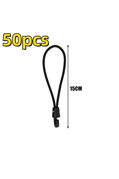 Choice1 15cm-50pcs 5/10/50Pcs Bungee Cord High Elasticity Expander with Hooks...