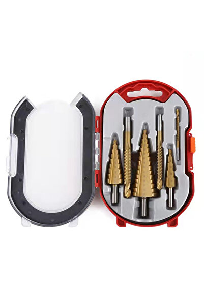 Choice Package 1 6Pcs Step Drill Bit Saw Drill Bit Set Titanium Milling Cutte...