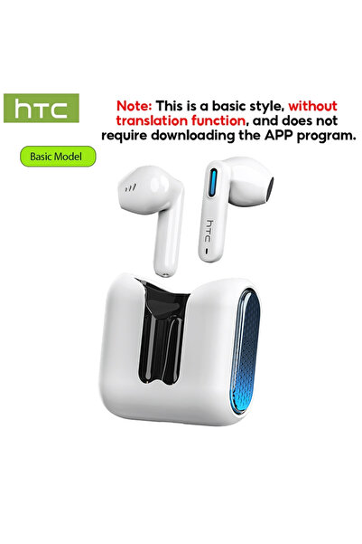 Choice1 White 2026 Language Translator Earbuds HTC NE49 TWS Low Latency Gamin...