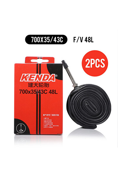 Kenda 2pc 700x35-43C FV48L 2PCS Bicycle Inner Tube 700C 23C 25C 28C 35C 45C C...