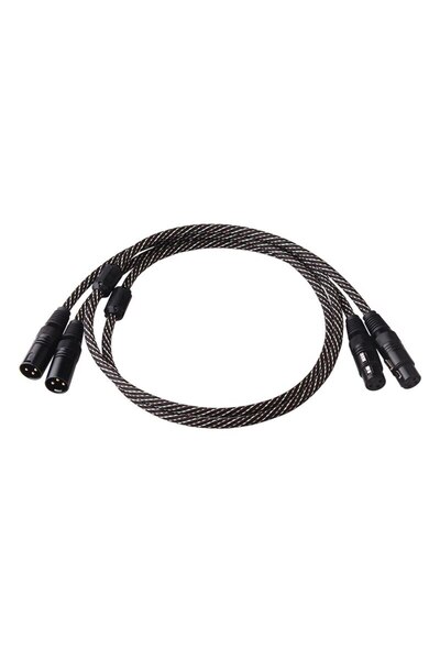 Choice كابل صوت YYAUDIO Hifi 2XLR من شوكولاتة بطول 0.5 متر وأقل، 4N OFC 3 Pin...