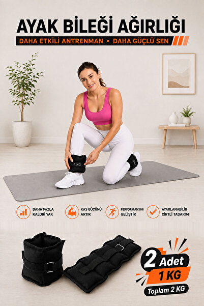 Spor Byfit 1 Kg X 2 τεμάχια Μαύρο βάρος για τα χέρια ή τα αστράγαλα