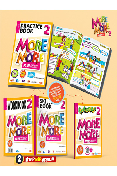 More & More 2 MORE&MORE PRACTICE BOOK & WORKBOOK & HİKAYE SETİ & CRAFT BOOK (...