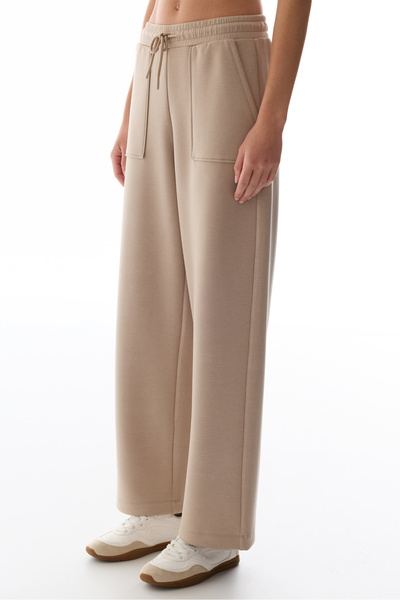 Penti Beige Silky Touch Adjustable Waist Pocket Sweatpants