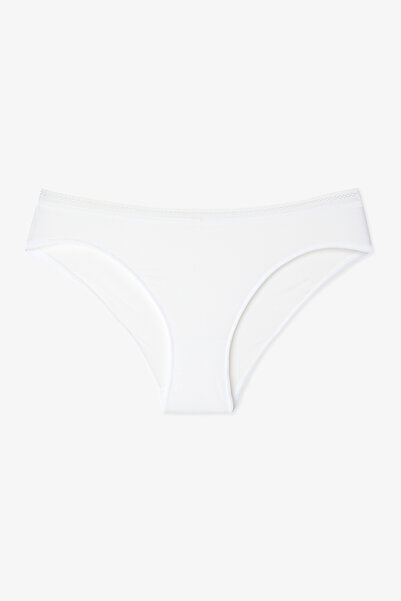 Penti Optik Beyaz Easy Trim Normal Bel Slip Külot