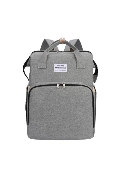 Generic Brand Rucsac Multifunctional pentru Mamici, cu Patut Pliabil si Baza ...