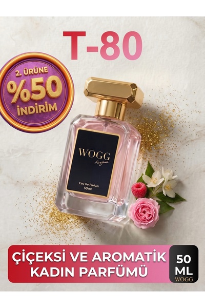 WOGG PARFÜM T80 Tresorrr Mıdnıghtrt Rosees | Gül ve Yasemin Kokuları | Çiçeks...