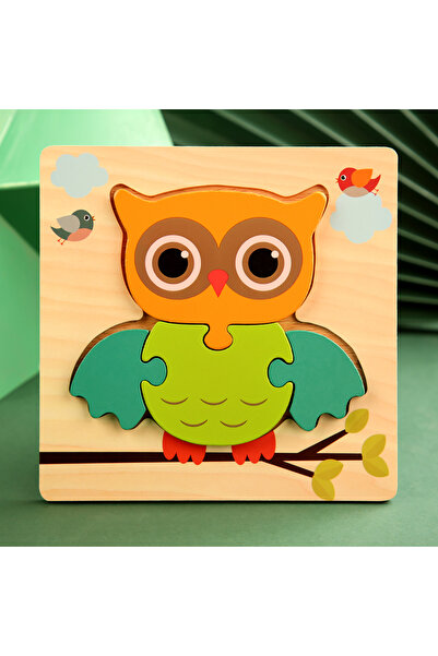 choice2 Datgo High Quality 3D Wooden Puzzle Baby Cartoon Animal Traffic Jigsa...