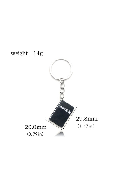 Choice K00709 Anime Death Note Keychain Black Notebook Pendant Key Chain Cosp...