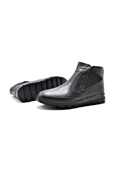 venüs ayakkabı Venus2224703K Women's Leather Boots Black