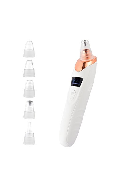 Choice WHITE Nose Blackhead Remover Face Cleansing Beauty Machine Facial Suct...