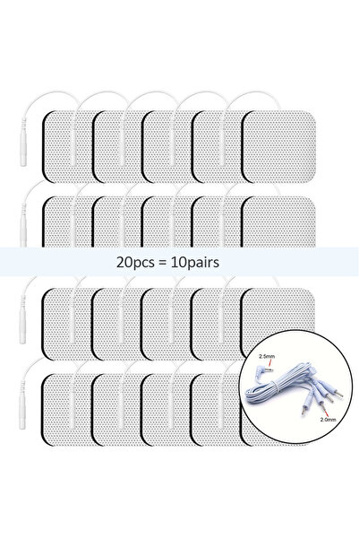 Choice4 M-20pcs-Line Physiotherapy Tens Electrodes Pad EMS Muscle Stimulator ...