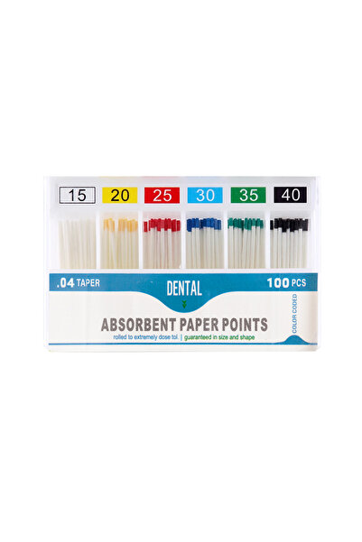 Choice17 04-15-40-100PCS 100/200PCS Sterile Dental Absorbent Paper Points Tap...