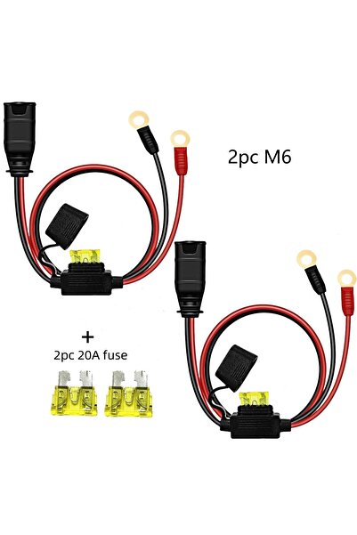 Choice3 2pc M6 1/2pcs with M10 Silicone Cable Car Plug Fast Charging Connecto...