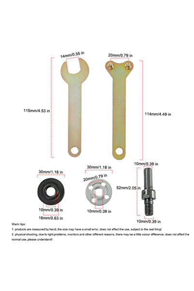 Choice 5 PCS Set 10mm Electric Drill Conversion Angle Grinder Connecting Rod ...