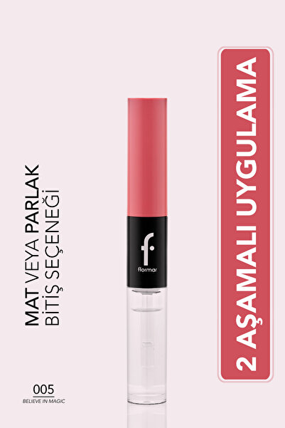Flormar Duoglam Highly Pigmented Creamy Liquid Lipstick & Ultra Lasting Lip G...