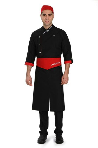 SAYGINLAR İŞ TEKSTİLİ Chef at the Apron Waist