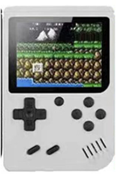 Choice6 WHITE Retro Handheld Games Console Built-in 400 Video Games Portable ...