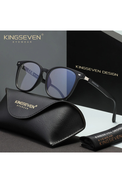 choice2 نظارات KINGSEVEN السوداء المضادة للأشعة الزرقاء للرجال/النساء، نظارات...