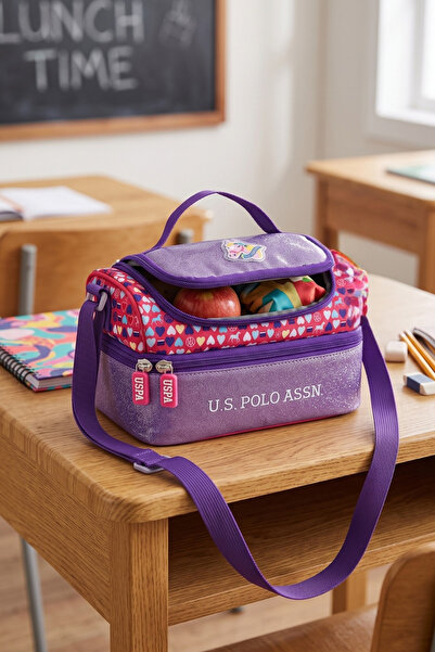 U.S. Polo Assn. U.S. POLO ASSN. 24161-24164 kız çocuk beslenme çantası okul ç...