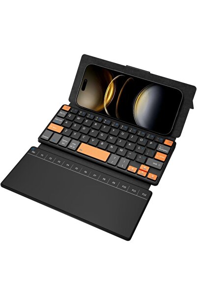 Choice1 Korea black orange JOMAA Travel Keyboard with Touchpad, Universal Com...