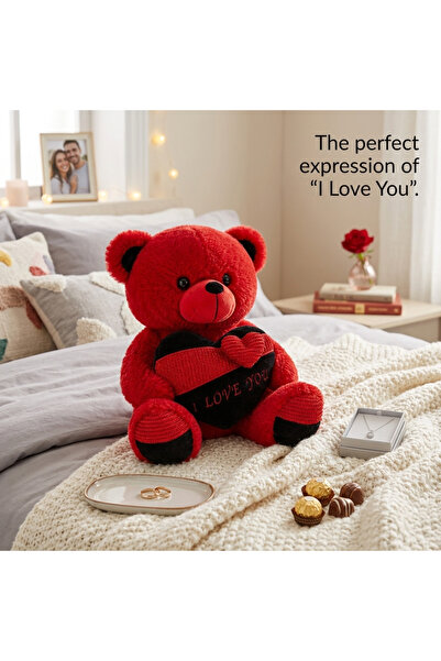 Generic Adorable I love You Teddy Bear for Valentine Day Gift for Him/Her/Gir...