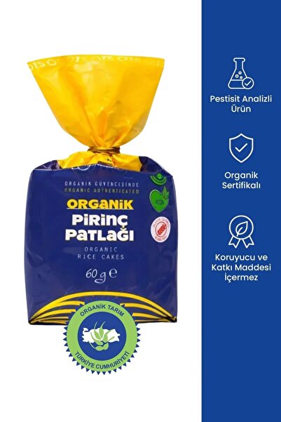 OTS Organik Pirinç Patlağı 60 gr (Organik Sertifikalı, Pestisit Analizli)