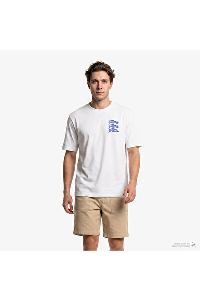 Hugo Boss Hugo Nalien Erkek Beyaz T-Shirt