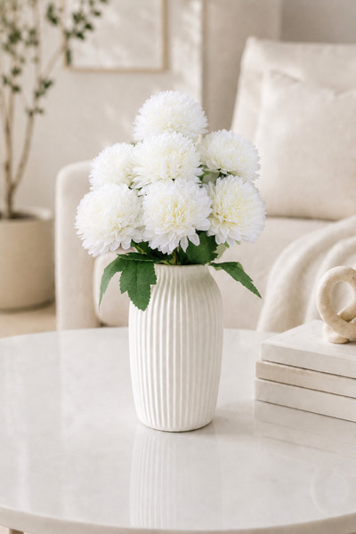MD Aspiz Flowers باقة كبيرة من رأس الأقحوان القرنفل بامباس الأوكالبتوس معلقة ...