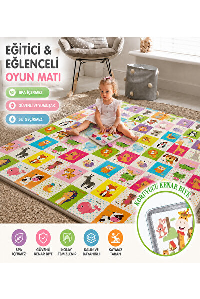 İnfant Hobby Forest Premium Katlanabilir Oyun Matı Oyun Halısı (ÖZEL TAŞIMA Ç...