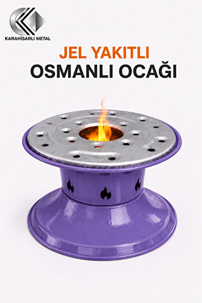 Karahisarlı Metal Jel Yakıtlı Osmanlı Ocağı – Geleneksel Osmanlı Ocağı Isıtıc...