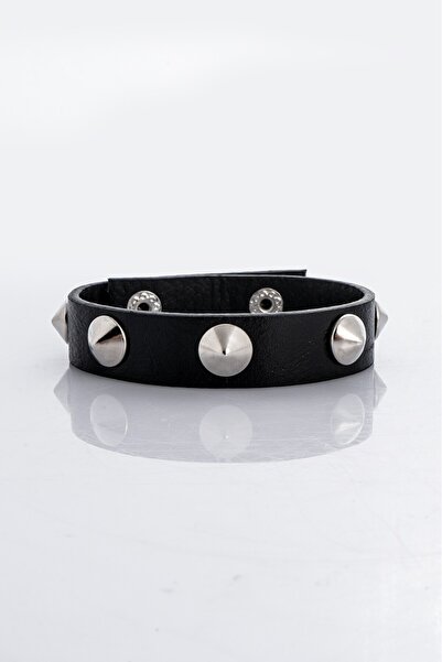 Consciencia Gothic Punch Suni Deri Bileklik
