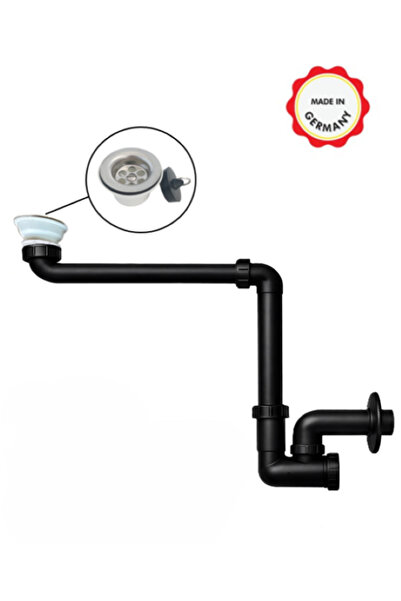 Dallmer Yer Kazandıran Siyah Lavabo Sifonu 137 - Lavabo Dolabında ve Çekmeces...