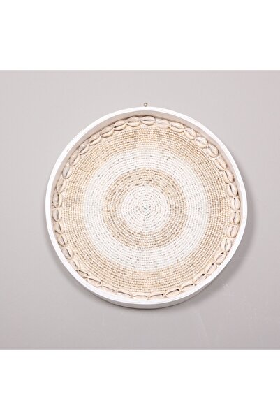Mylamp Anadolu Boncuklu Bambu Duvar Dekoru &Tepsi  25 cm