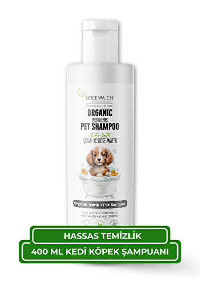 Greenwich Zero Point of Beauty Kedi ve Köpek Şampuanı 400 ml – Doğal İçerikli...