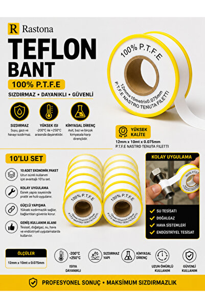 RASTONA TEFLON BANT 10'LU
