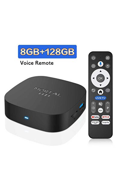Choice جهاز T1plus 8G128G Voice Mortal T1+ RK3518 Rockchip Smart TV Box بتقني...