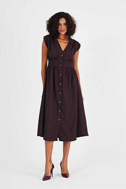 ALEXANDERGARDI V-NECK Sleeveless DRESS(B24-24500)