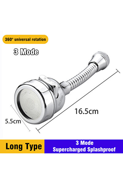 Choice1 3 Mode-Long B 2/3 Modes Sink Faucet 360 Degree Rotation Filter Extens...