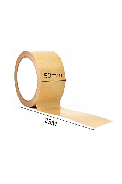 Choice 50mm 23M 1 roll tape Kraft Paper Tape 50mm*23M Gummed Kraft Tape Self ...