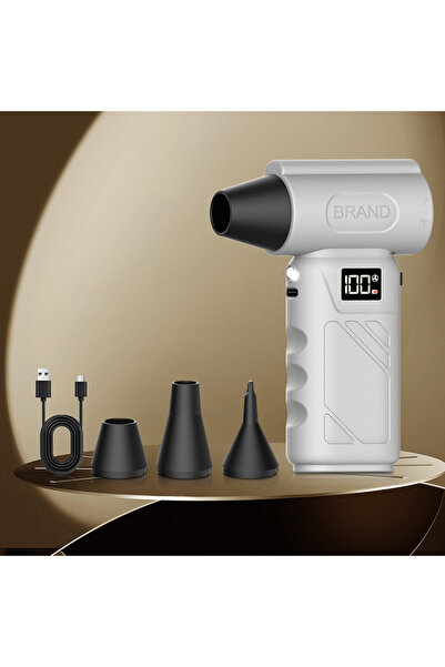 Choice3 B-grey 9000KRPH Mini Turbo Air Blower Ergonomic Grip Compact Cordless...