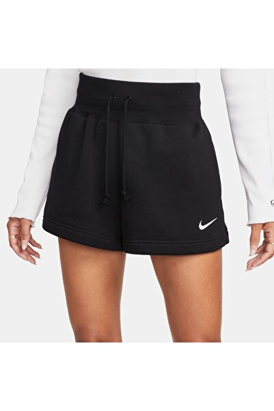 Nike W NSW PHNX FLC HR SHORT FD1409-010 Μαύρο