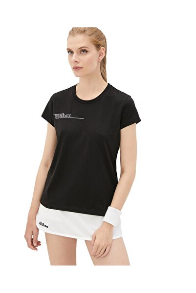 Wilson W TEAM II TECH TEE WRA795401-BK Μαύρο
