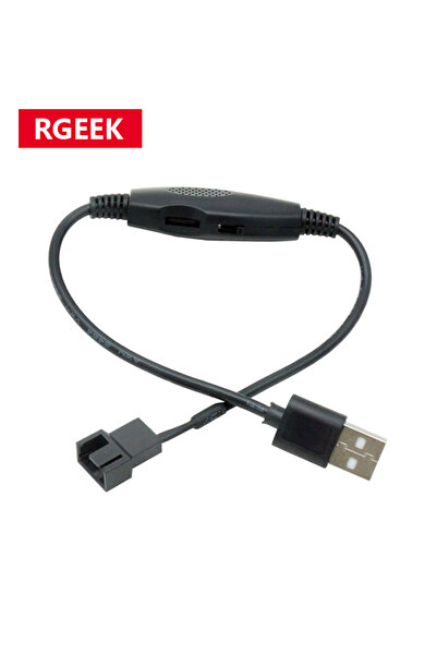 Choice BLACK USB to 4Pin 5V USB Sleeved Fan USB2.0 to 4Pin Case Fan Adapter C...