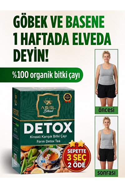 ASEL DETOX Zayıflamak kilo.verme detox Form Karışık Bitki Çayı FİT YAŞAM ( 1 ...