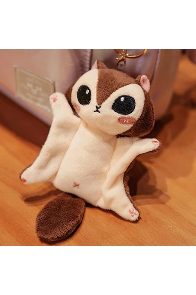Choice Hook Pendant Brown Cute Kawaii Flying Squirrel Plush Pendant Plush Toy...