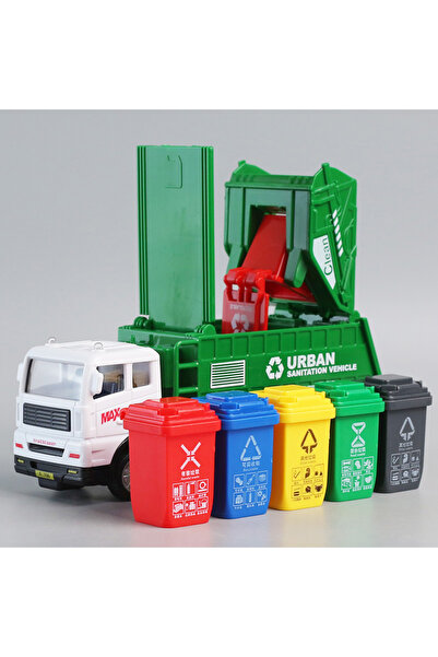 Choice4 2 Simulated garbage classification sanitation vehicle inertial car ch...