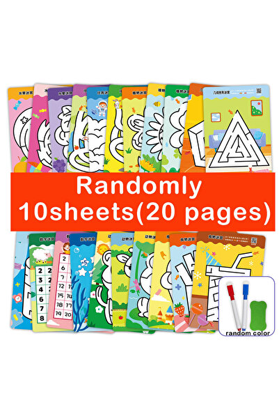 Choice1 A 10 sheets 10/20pcs Children Amazing Mazes Expert Maze Cards Beginne...