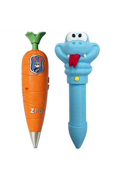 Choice3 2pcs ﻿ Disney Zootopia Trendy Judy Carrot-Shaped 2-in-1 Voice Recorde...